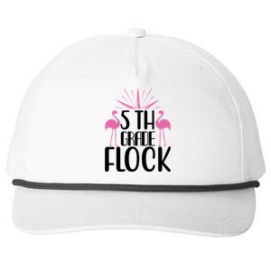 5th Grade Flock Snapback Five-Panel Rope Hat