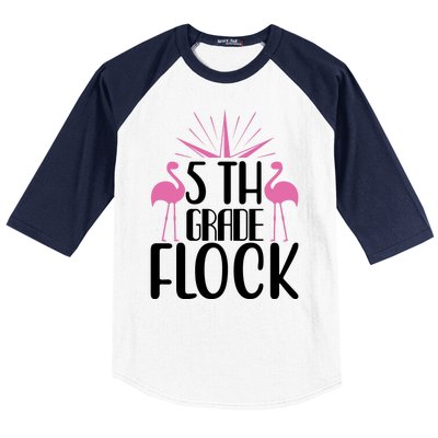 5th Grade Flock Baseball Sleeve Shirt