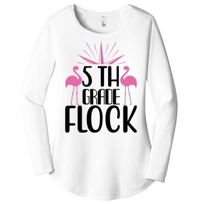 5th Grade Flock Women's Perfect Tri Tunic Long Sleeve Shirt