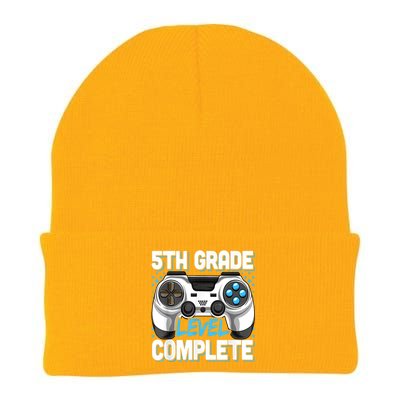 5th Grade Graduation Level Complete Video Gamer Kids Knit Cap Winter Beanie