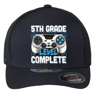 5th Grade Graduation Level Complete Video Gamer Kids Flexfit Unipanel Trucker Cap