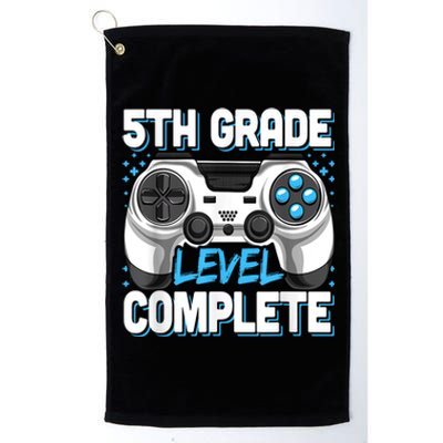 5th Grade Graduation Level Complete Video Gamer Kids Platinum Collection Golf Towel