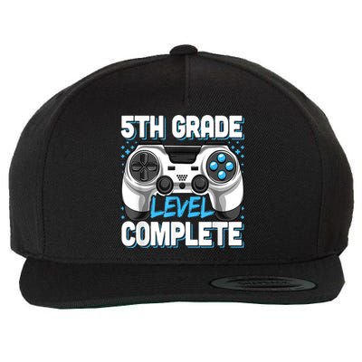 5th Grade Graduation Level Complete Video Gamer Kids Wool Snapback Cap