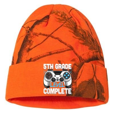 5th Grade Graduation Level Complete Video Gamer Kids Kati Licensed 12" Camo Beanie