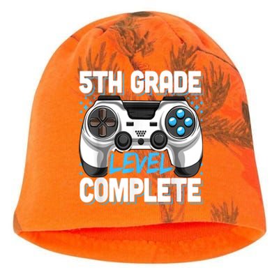 5th Grade Graduation Level Complete Video Gamer Kids Kati - Camo Knit Beanie