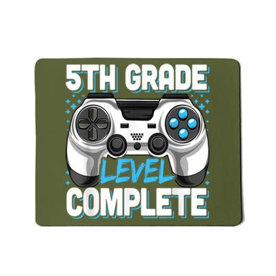 5th Grade Graduation Level Complete Video Gamer Kids Mousepad