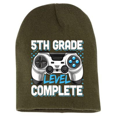 5th Grade Graduation Level Complete Video Gamer Kids Short Acrylic Beanie