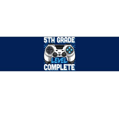 5th Grade Graduation Level Complete Video Gamer Kids Bumper Sticker