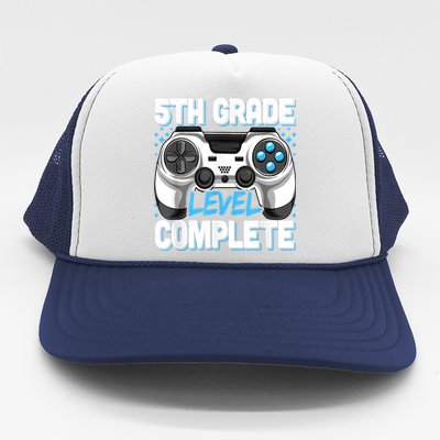 5th Grade Graduation Level Complete Video Gamer Kids Trucker Hat