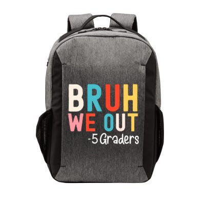 5th Grade Graduation Class Of 2024 Groovy Bruh We Out Fifth Graders Gift Vector Backpack