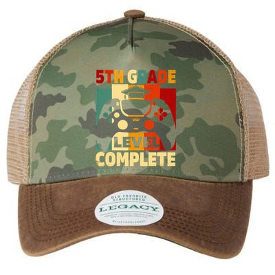 5th Grade Level Complete Graduation Last Day Of School Legacy Tie Dye Trucker Hat