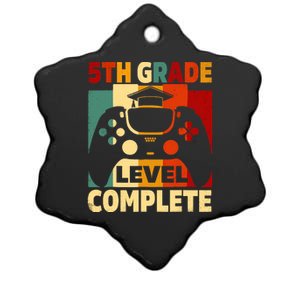 5th Grade Level Complete Graduation Last Day Of School Ceramic Star Ornament