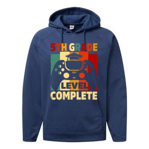 5th Grade Level Complete Graduation Last Day Of School Performance Fleece Hoodie