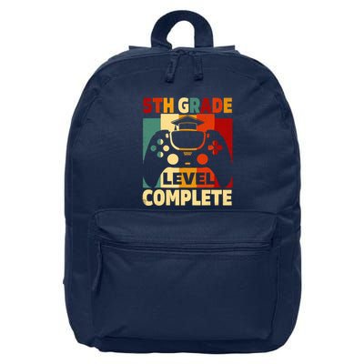 5th Grade Level Complete Graduation Last Day Of School 16 in Basic Backpack