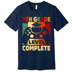 5th Grade Level Complete Graduation Last Day Of School Premium T-Shirt