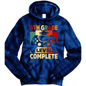 5th Grade Level Complete Graduation Last Day Of School Tie Dye Hoodie