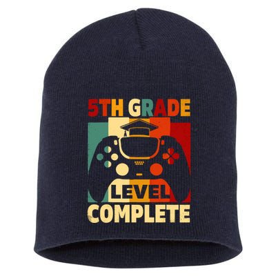 5th Grade Level Complete Graduation Last Day Of School Short Acrylic Beanie