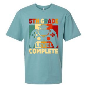 5th Grade Level Complete Graduation Last Day Of School Sueded Cloud Jersey T-Shirt