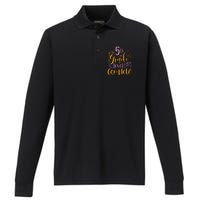 5th Grade Level Complete Fifth Grader School Graduation Performance Long Sleeve Polo