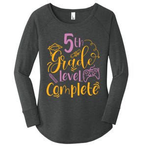 5th Grade Level Complete Fifth Grader School Graduation Women's Perfect Tri Tunic Long Sleeve Shirt