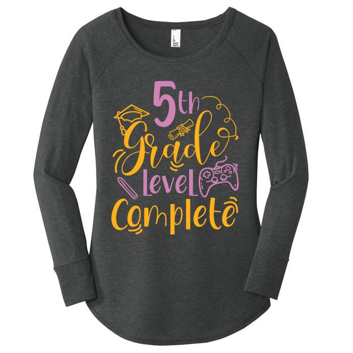 5th Grade Level Complete Fifth Grader School Graduation Women's Perfect Tri Tunic Long Sleeve Shirt