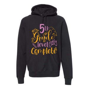 5th Grade Level Complete Fifth Grader School Graduation Premium Hoodie