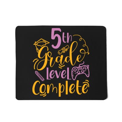 5th Grade Level Complete Fifth Grader School Graduation Mousepad