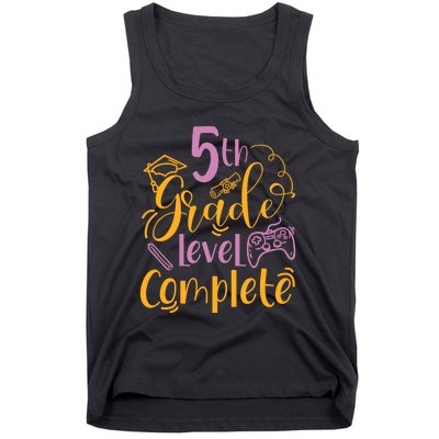 5th Grade Level Complete Fifth Grader School Graduation Tank Top