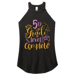 5th Grade Level Complete Fifth Grader School Graduation Women's Perfect Tri Rocker Tank