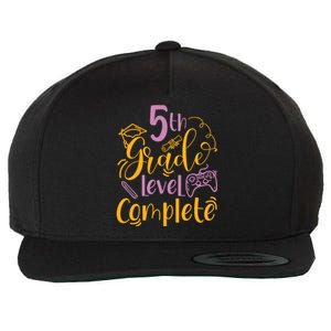 5th Grade Level Complete Fifth Grader School Graduation Wool Snapback Cap