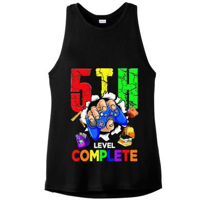 5Th Grade Level Complete Graduation Last Day Of School Ladies PosiCharge Tri-Blend Wicking Tank