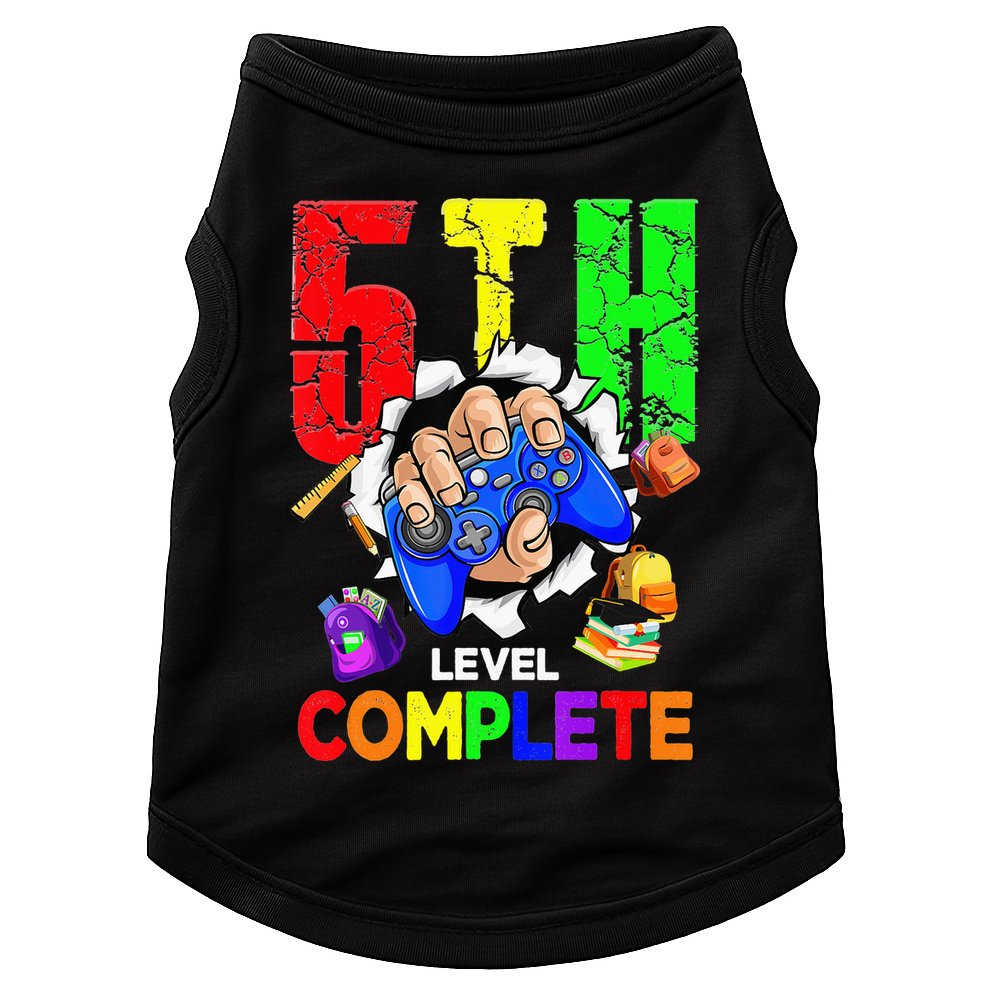 5Th Grade Level Complete Graduation Last Day Of School Doggie Tank