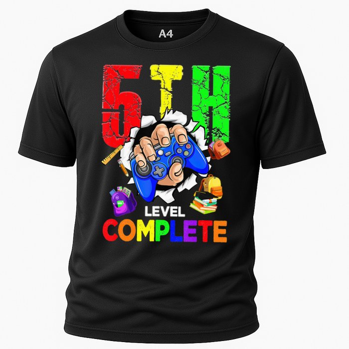 5Th Grade Level Complete Graduation Last Day Of School Cooling Performance Crew T-Shirt