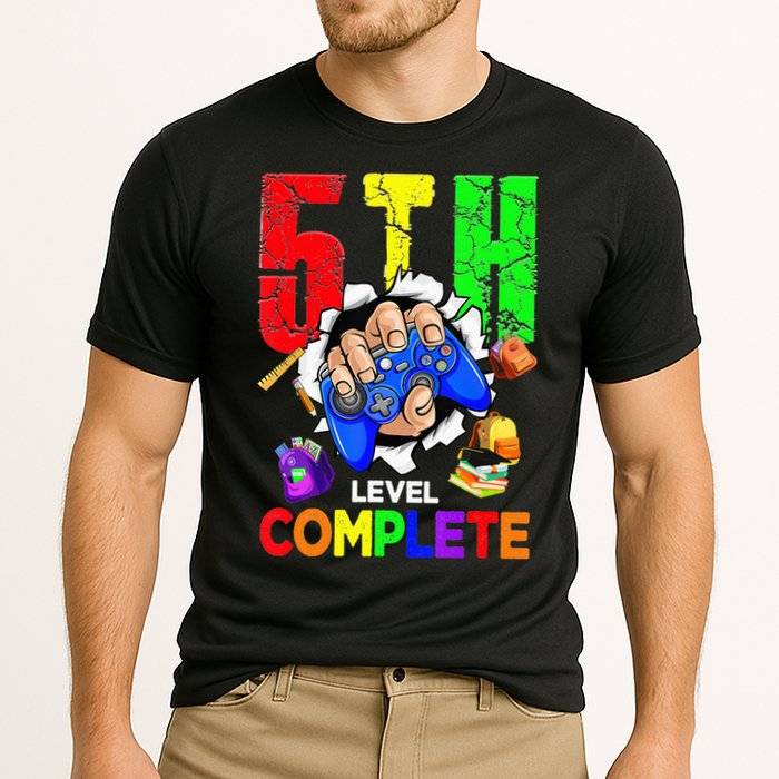 5Th Grade Level Complete Graduation Last Day Of School Cooling Performance Crew T-Shirt