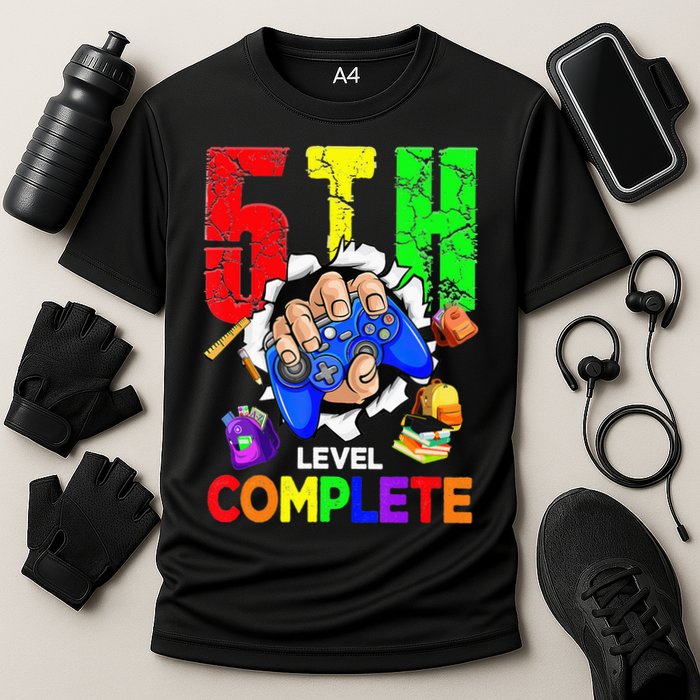 5Th Grade Level Complete Graduation Last Day Of School Cooling Performance Crew T-Shirt