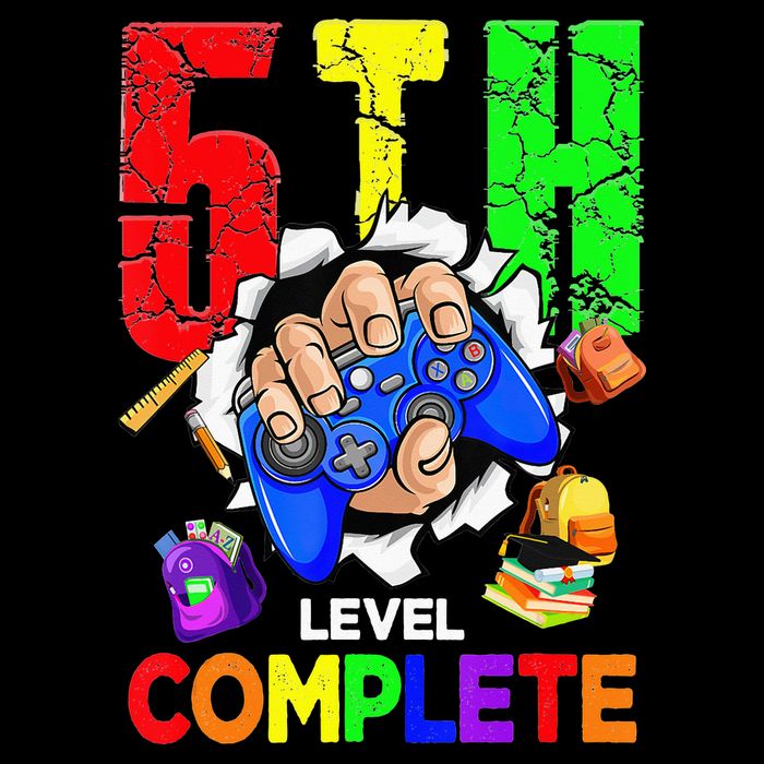 5Th Grade Level Complete Graduation Last Day Of School Button