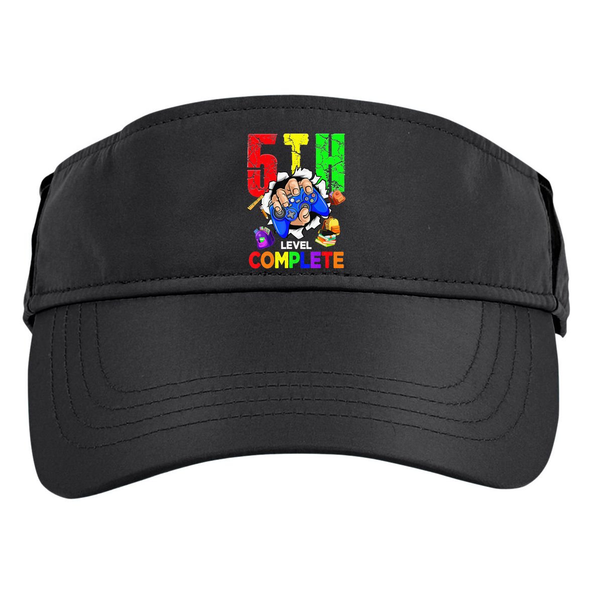 5Th Grade Level Complete Graduation Last Day Of School Adult Drive Performance Visor
