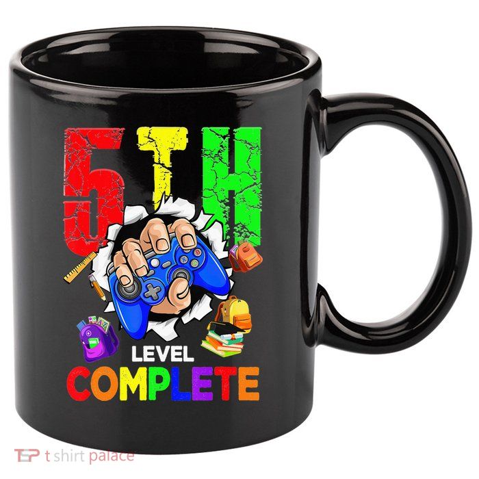 5Th Grade Level Complete Graduation Last Day Of School 11oz C Handle Ceramic Mug