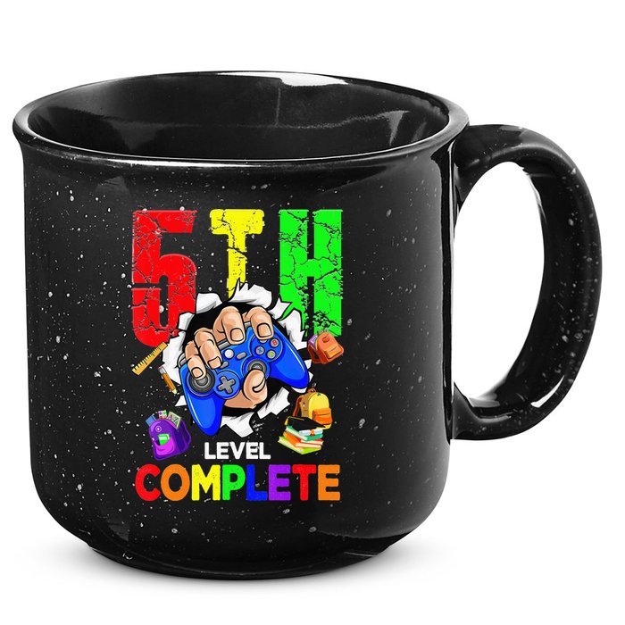 5Th Grade Level Complete Graduation Last Day Of School 15oz Campfire Ceramic Mug