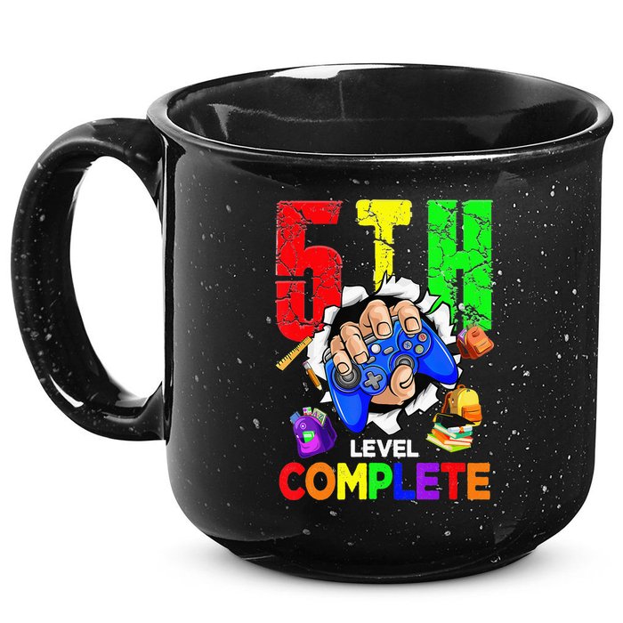 5Th Grade Level Complete Graduation Last Day Of School 15oz Campfire Ceramic Mug