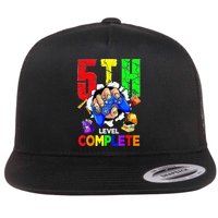 5Th Grade Level Complete Graduation Last Day Of School Flat Bill Trucker Hat