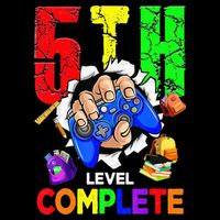 5Th Grade Level Complete Graduation Last Day Of School Flat Bill Trucker Hat