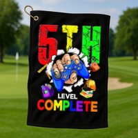 5Th Grade Level Complete Graduation Last Day Of School Golf Towel