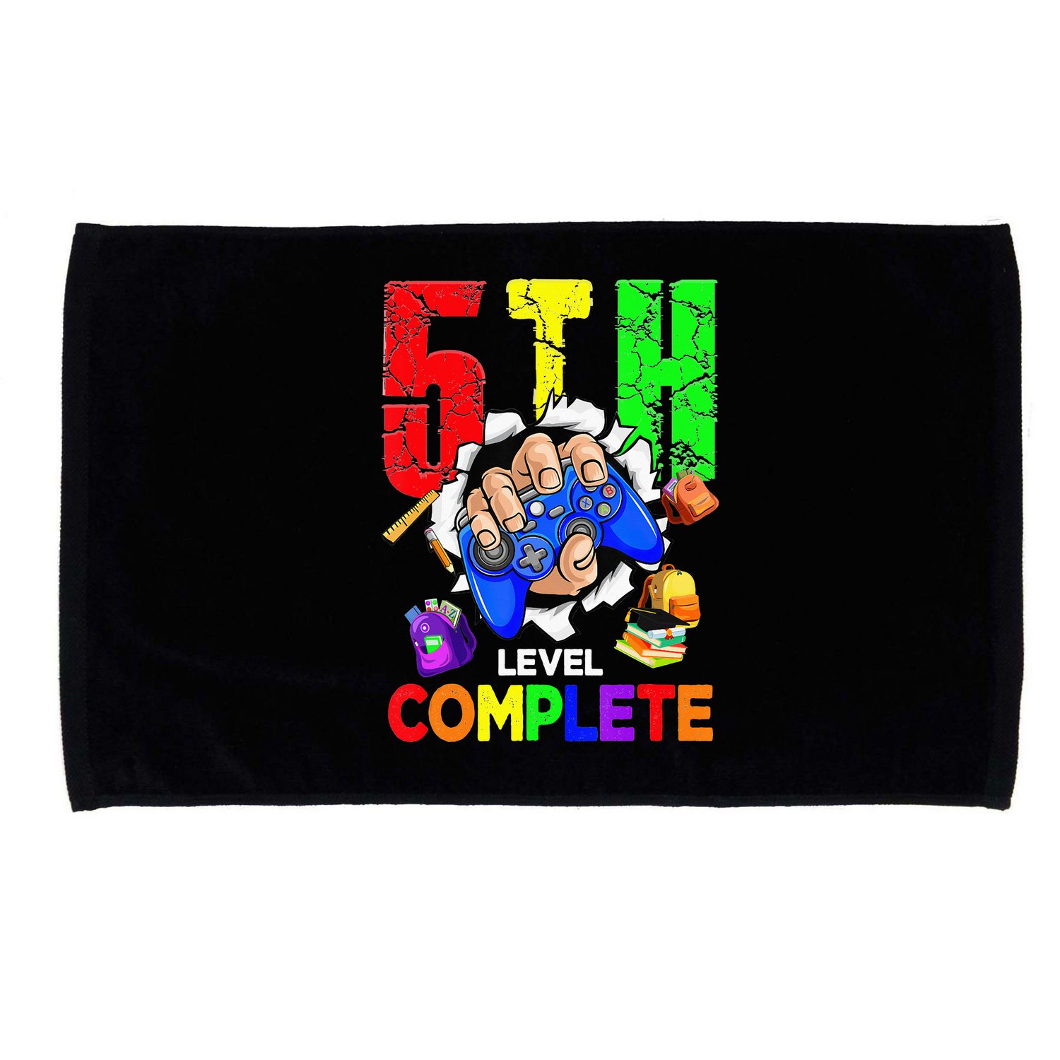 5Th Grade Level Complete Graduation Last Day Of School Microfiber Hand Towel