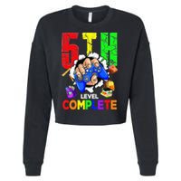 5Th Grade Level Complete Graduation Last Day Of School Cropped Pullover Crew