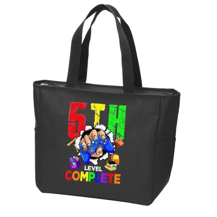5Th Grade Level Complete Graduation Last Day Of School Zip Tote Bag
