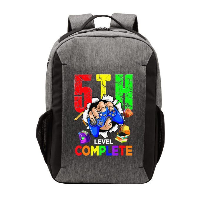 5Th Grade Level Complete Graduation Last Day Of School Vector Backpack