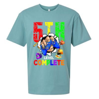 5Th Grade Level Complete Graduation Last Day Of School Sueded Cloud Jersey T-Shirt