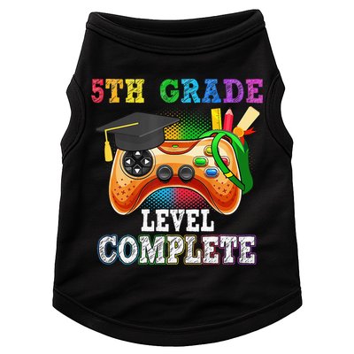 5Th Grade Level Complete Last Day Of School Graduation Doggie Tank