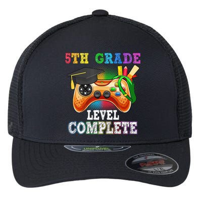5Th Grade Level Complete Last Day Of School Graduation Flexfit Unipanel Trucker Cap